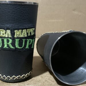 Guampa de aluminio forrada en Cuero